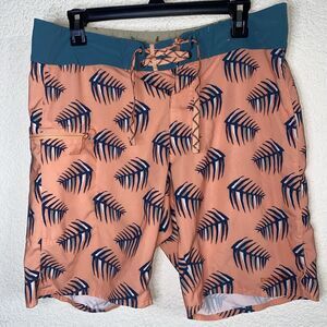 Patagonia Board Swim shorts trunk palm surf tropical UPF 50 Men 32 hawaiian